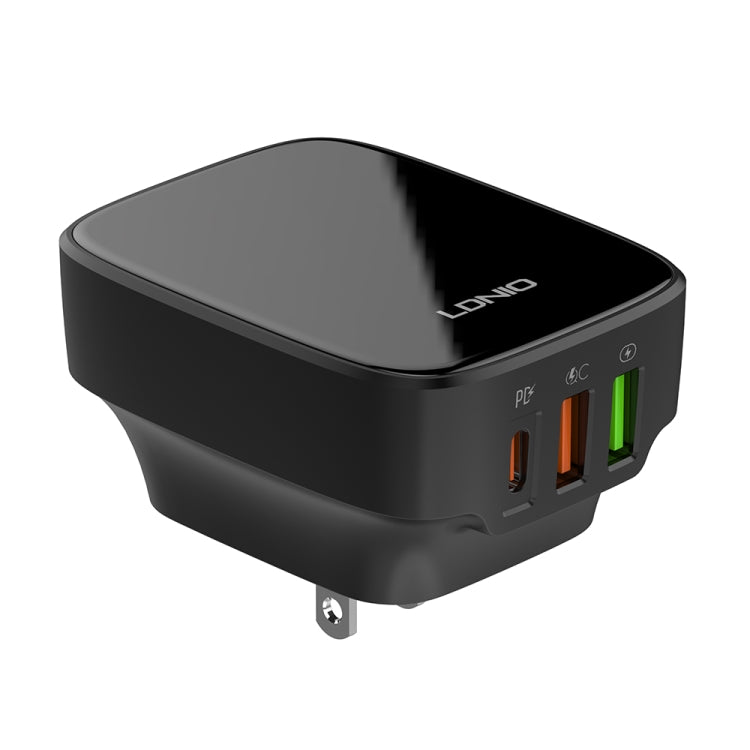 LDNIO Q334 32W Type-C + Dual USB Port Charger with 1m USB-C / Type-C to USB-C / Type-C Data Cable, EU Plug, UK Plug, US Plug LDNIO Q334 32W Type-C + Dual USB Port Charger with 1m USB-C / Type-C to USB-C / Type-C Data Cable, EU Plug, UK Plug, US Plug