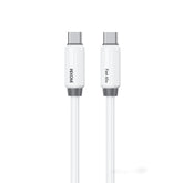 WK WDC-28 Elastic Genuine Silicone 1m PD65W Type-C to Type-C Fast Charging Data Cable