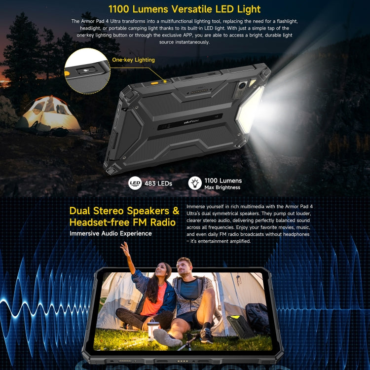Ulefone Armor Pad 4 Ultra Rugged Tablet PC, 10.36 inch Android 14 MediaTek Dimensity 6300 Octa Core 5G Network, EU Plug Ulefone Armor Pad 4 Ultra Rugged Tablet PC, 10.36 inch Android 14 MediaTek Dimensity 6300 Octa Core 5G Network, EU Plug