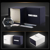 SKMEI Watch Packaging Gift Box, Blue Box Set, Iron Box Set
