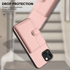 Button Card Bag RFID Anti-theft Phone Case
