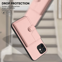 Button Card Bag RFID Anti-theft Phone Case