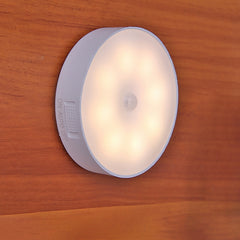 Intelligent Human Body Induction LED Night Light Bedside Lamp with Switch