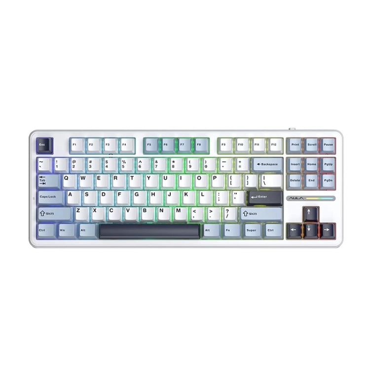 AULA F87 87 Keys Wired/2.4G/Bluetooth Three Model Customized RGB Mechanical Keyboard AULA F87 87 Keys Wired/2.4G/Bluetooth Three Model Customized RGB Mechanical Keyboard