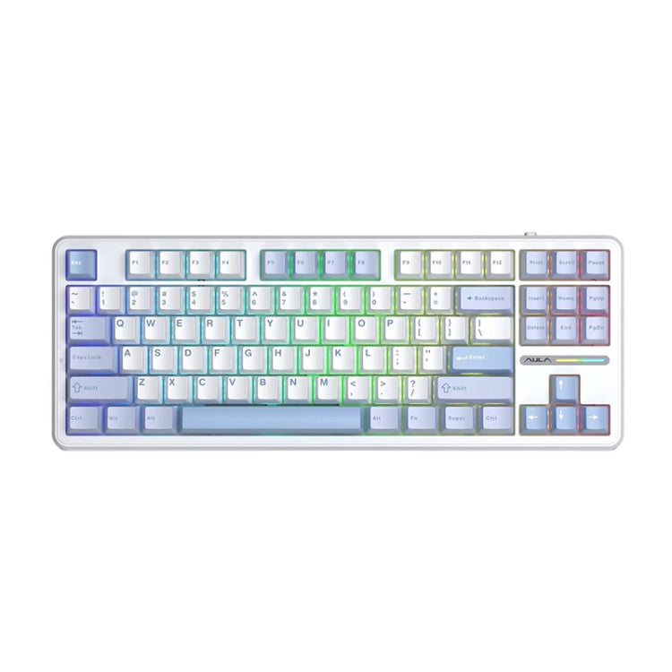 AULA F87 87 Keys Wired/2.4G/Bluetooth Three Model Customized RGB Mechanical Keyboard AULA F87 87 Keys Wired/2.4G/Bluetooth Three Model Customized RGB Mechanical Keyboard