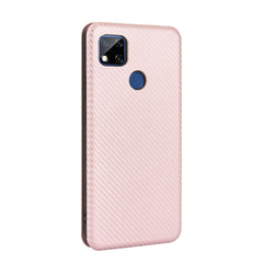 Carbon Fiber Texture Magnetic Horizontal Flip TPU + PC + PU Leather Case with Card Slot, For Xiaomi Redmi 9C, For Xiaomi Redmi 8A, For Xiaomi Redmi 8, For Xiaomi Redmi 9