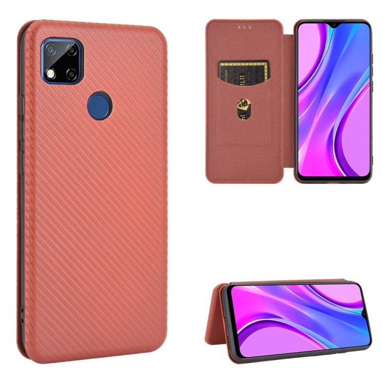 Carbon Fiber Texture Magnetic Horizontal Flip TPU + PC + PU Leather Case with Card Slot, For Xiaomi Redmi 9C, For Xiaomi Redmi 8A, For Xiaomi Redmi 8, For Xiaomi Redmi 9 Carbon Fiber Texture Magnetic Horizontal Flip TPU + PC + PU Leather Case with Card Slot, For Xiaomi Redmi 9C, For Xiaomi Redmi 8A, For Xiaomi Redmi 8, For Xiaomi Redmi 9