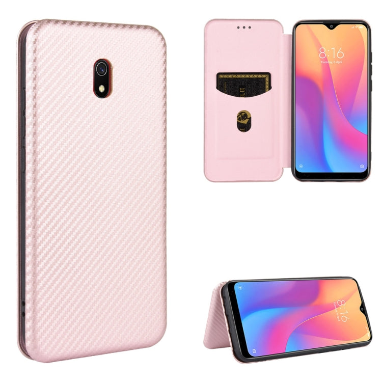 Carbon Fiber Texture Magnetic Horizontal Flip TPU + PC + PU Leather Case with Card Slot, For Xiaomi Redmi 9C, For Xiaomi Redmi 8A, For Xiaomi Redmi 8, For Xiaomi Redmi 9 Carbon Fiber Texture Magnetic Horizontal Flip TPU + PC + PU Leather Case with Card Slot, For Xiaomi Redmi 9C, For Xiaomi Redmi 8A, For Xiaomi Redmi 8, For Xiaomi Redmi 9