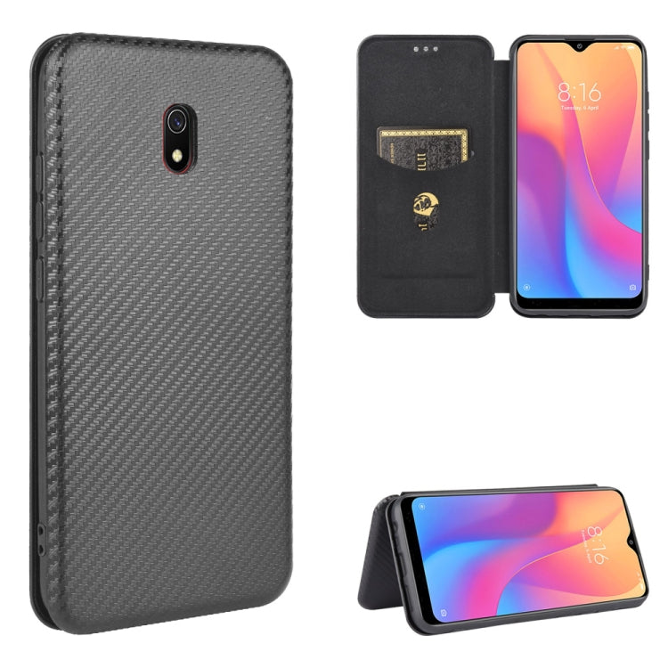 Carbon Fiber Texture Magnetic Horizontal Flip TPU + PC + PU Leather Case with Card Slot, For Xiaomi Redmi 9C, For Xiaomi Redmi 8A, For Xiaomi Redmi 8, For Xiaomi Redmi 9 Carbon Fiber Texture Magnetic Horizontal Flip TPU + PC + PU Leather Case with Card Slot, For Xiaomi Redmi 9C, For Xiaomi Redmi 8A, For Xiaomi Redmi 8, For Xiaomi Redmi 9