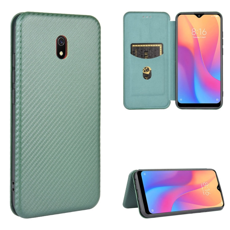 Carbon Fiber Texture Magnetic Horizontal Flip TPU + PC + PU Leather Case with Card Slot, For Xiaomi Redmi 9C, For Xiaomi Redmi 8A, For Xiaomi Redmi 8, For Xiaomi Redmi 9 Carbon Fiber Texture Magnetic Horizontal Flip TPU + PC + PU Leather Case with Card Slot, For Xiaomi Redmi 9C, For Xiaomi Redmi 8A, For Xiaomi Redmi 8, For Xiaomi Redmi 9