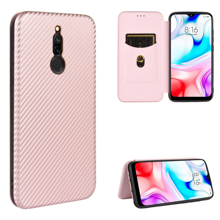 Carbon Fiber Texture Magnetic Horizontal Flip TPU + PC + PU Leather Case with Card Slot, For Xiaomi Redmi 9C, For Xiaomi Redmi 8A, For Xiaomi Redmi 8, For Xiaomi Redmi 9 Carbon Fiber Texture Magnetic Horizontal Flip TPU + PC + PU Leather Case with Card Slot, For Xiaomi Redmi 9C, For Xiaomi Redmi 8A, For Xiaomi Redmi 8, For Xiaomi Redmi 9