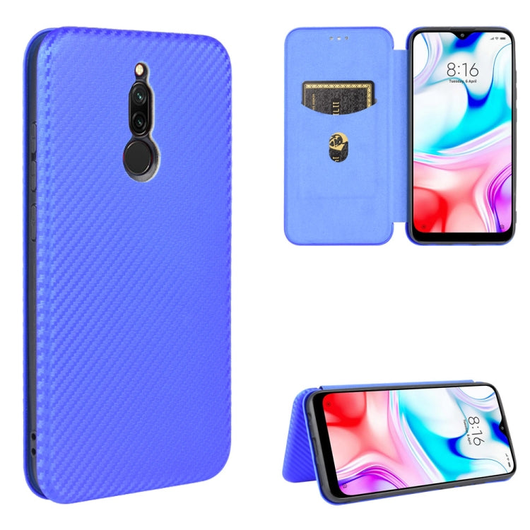 Carbon Fiber Texture Magnetic Horizontal Flip TPU + PC + PU Leather Case with Card Slot, For Xiaomi Redmi 9C, For Xiaomi Redmi 8A, For Xiaomi Redmi 8, For Xiaomi Redmi 9 Carbon Fiber Texture Magnetic Horizontal Flip TPU + PC + PU Leather Case with Card Slot, For Xiaomi Redmi 9C, For Xiaomi Redmi 8A, For Xiaomi Redmi 8, For Xiaomi Redmi 9