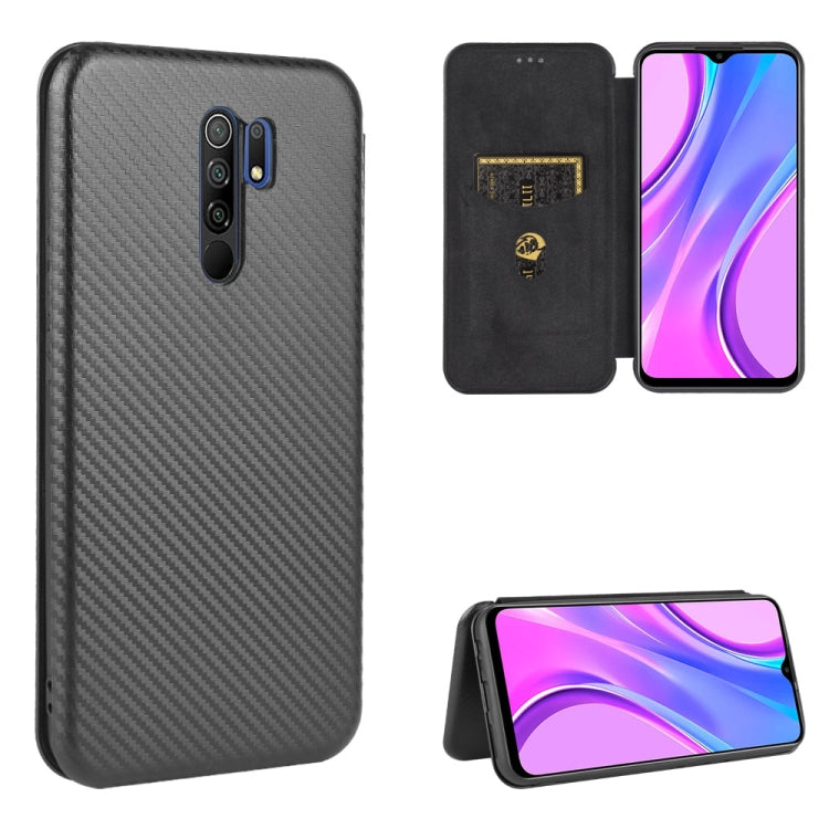 Carbon Fiber Texture Magnetic Horizontal Flip TPU + PC + PU Leather Case with Card Slot, For Xiaomi Redmi 9C, For Xiaomi Redmi 8A, For Xiaomi Redmi 8, For Xiaomi Redmi 9 Carbon Fiber Texture Magnetic Horizontal Flip TPU + PC + PU Leather Case with Card Slot, For Xiaomi Redmi 9C, For Xiaomi Redmi 8A, For Xiaomi Redmi 8, For Xiaomi Redmi 9