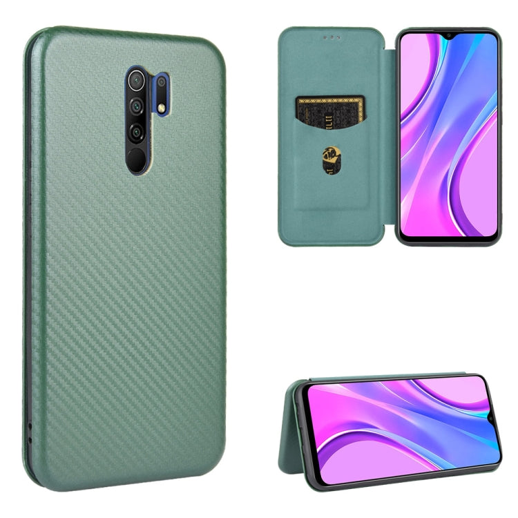 Carbon Fiber Texture Magnetic Horizontal Flip TPU + PC + PU Leather Case with Card Slot, For Xiaomi Redmi 9C, For Xiaomi Redmi 8A, For Xiaomi Redmi 8, For Xiaomi Redmi 9 Carbon Fiber Texture Magnetic Horizontal Flip TPU + PC + PU Leather Case with Card Slot, For Xiaomi Redmi 9C, For Xiaomi Redmi 8A, For Xiaomi Redmi 8, For Xiaomi Redmi 9