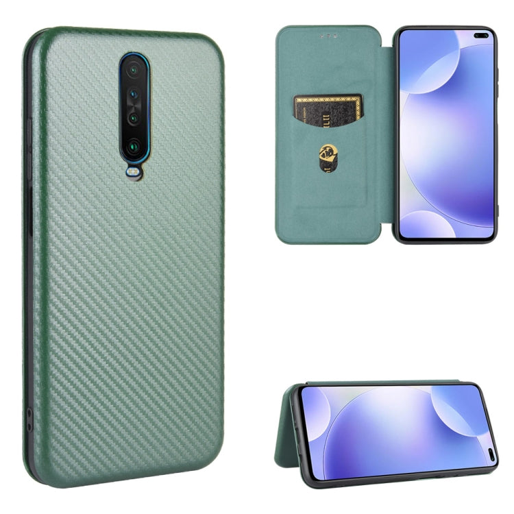 Carbon Fiber Texture Magnetic Horizontal Flip TPU + PC + PU Leather Case with Card Slot, For Xiaomi Redmi 9A, For Xiaomi Redmi 10X 5G, For Xiaomi Redmi K30 Pro, For Xiaomi Redmi K30 Carbon Fiber Texture Magnetic Horizontal Flip TPU + PC + PU Leather Case with Card Slot, For Xiaomi Redmi 9A, For Xiaomi Redmi 10X 5G, For Xiaomi Redmi K30 Pro, For Xiaomi Redmi K30