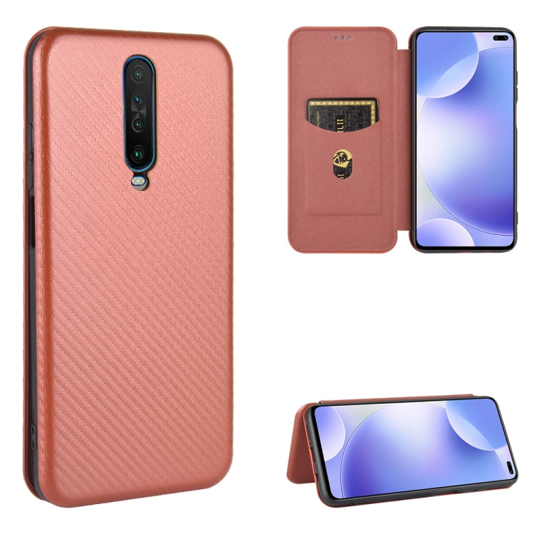 Carbon Fiber Texture Magnetic Horizontal Flip TPU + PC + PU Leather Case with Card Slot, For Xiaomi Redmi 9A, For Xiaomi Redmi 10X 5G, For Xiaomi Redmi K30 Pro, For Xiaomi Redmi K30 Carbon Fiber Texture Magnetic Horizontal Flip TPU + PC + PU Leather Case with Card Slot, For Xiaomi Redmi 9A, For Xiaomi Redmi 10X 5G, For Xiaomi Redmi K30 Pro, For Xiaomi Redmi K30