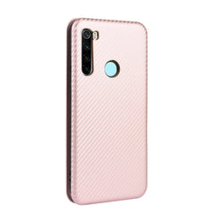 Carbon Fiber Texture Magnetic Horizontal Flip TPU + PC + PU Leather Case with Card Slot, For Xiaomi Redmi Note 8, For Xiaomi Mi 10 Lite, For Xiaomi Mi 10 Ultra, For Xiaomi Mi 10 5G