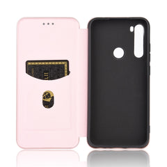 Carbon Fiber Texture Magnetic Horizontal Flip TPU + PC + PU Leather Case with Card Slot, For Xiaomi Redmi Note 8, For Xiaomi Mi 10 Lite, For Xiaomi Mi 10 Ultra, For Xiaomi Mi 10 5G