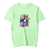 Boy Printed Round Neck Modal Short Sleeve T-shirt Print On Your Demand, XL, POD T-Shirt, XXL