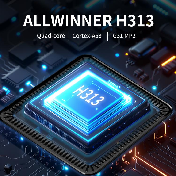 Q7 4K UHD Android 10 Smart TV Box with Remote Control, Allwinner H313 Quad-Core Q7 4K UHD Android 10 Smart TV Box with Remote Control, Allwinner H313 Quad-Core