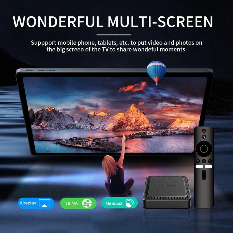 Q7 4K UHD Android 10 Smart TV Box with Remote Control, Allwinner H313 Quad-Core Q7 4K UHD Android 10 Smart TV Box with Remote Control, Allwinner H313 Quad-Core