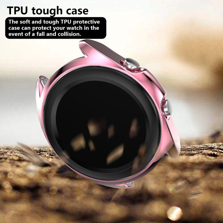 Electroplating Hollow Half-pack TPU Protective Case, For Samsung Galaxy Watch 3 41mm, For Samsung Galaxy Watch 3 45mm Electroplating Hollow Half-pack TPU Protective Case, For Samsung Galaxy Watch 3 41mm, For Samsung Galaxy Watch 3 45mm