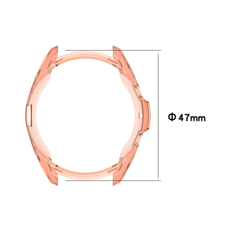 Electroplating Hollow Half-pack TPU Protective Case, For Samsung Galaxy Watch 3 41mm, For Samsung Galaxy Watch 3 45mm Electroplating Hollow Half-pack TPU Protective Case, For Samsung Galaxy Watch 3 41mm, For Samsung Galaxy Watch 3 45mm
