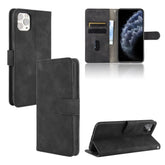 Solid Color Skin Feel Magnetic Buckle Horizontal Flip Calf Texture PU Leather Case with Holder & Card Slots & Wallet, For iPhone 12 mini, For iPhone 12 / 12 Pro, For iPhone 12 Pro Max, For iPhone 11 Pro