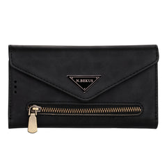 Skin Feel Zipper Horizontal Flip Leather Case with Holder & Card Slots & Photo Frame & Lanyard & Long Rope, For iPhone XR, For iPhone XS Max