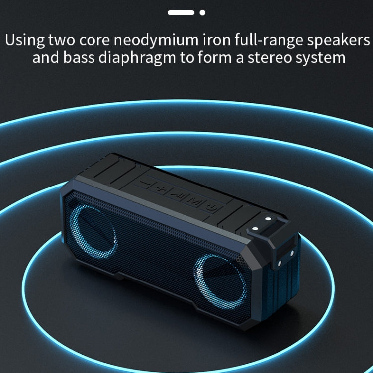 Altavoz Bluetooth inalámbrico X8 Subwoofer con luz de color resistente al agua IPX7 Altavoz Bluetooth inalámbrico X8 Subwoofer con luz de color resistente al agua IPX7