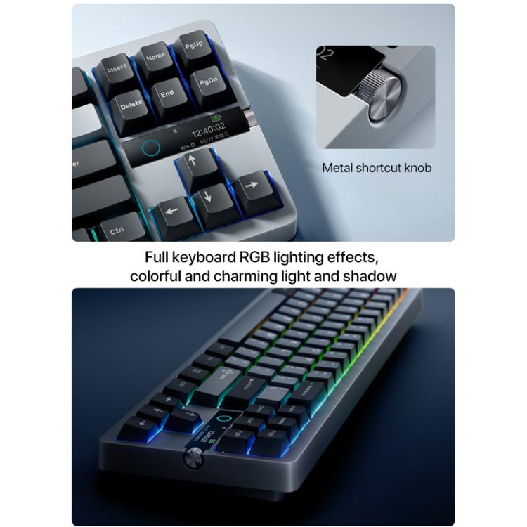 Xiaomi Mechanical Keyboard MK71 Pro Wired / 2.4G / Bluetooth Triple Mode Gaming Keyboard Xiaomi Mechanical Keyboard MK71 Pro Wired / 2.4G / Bluetooth Triple Mode Gaming Keyboard