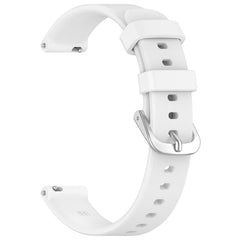 xDfind Quick Release Silver Buckle Silicone Watch Band Wristband