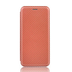 Carbon Fiber Texture Magnetic Horizontal Flip TPU + PC + PU Leather Case with Card Slot, For Kyocera Android One S6, For Kyocera Gratina KYV48, For Ulefone Note 9P, For Sharp Aquos Zero 5G Basic