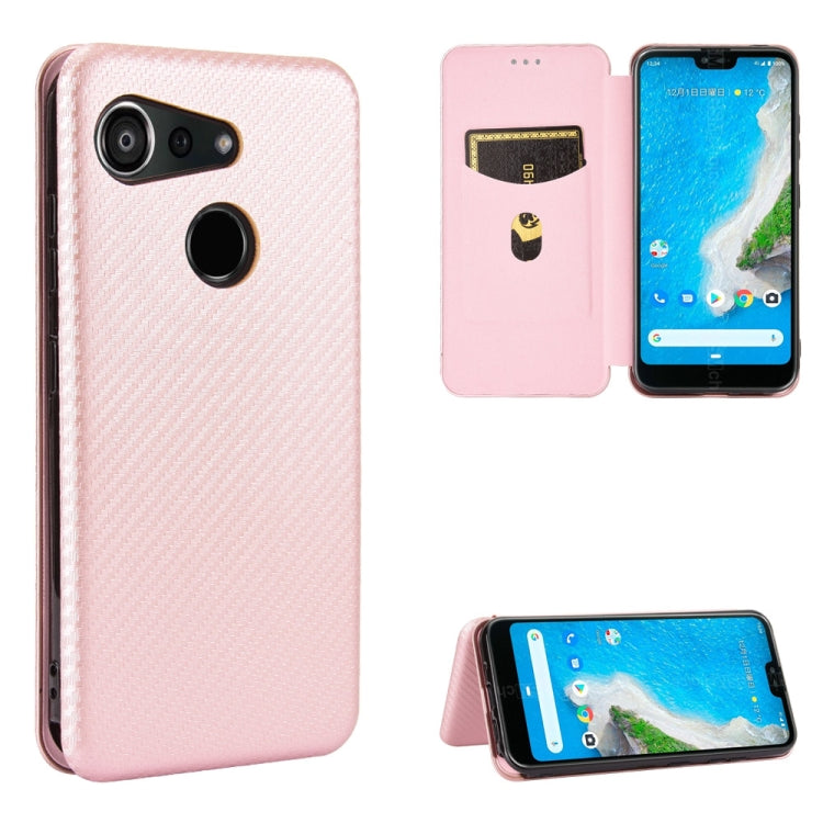 Carbon Fiber Texture Magnetic Horizontal Flip TPU + PC + PU Leather Case with Card Slot, For Kyocera Android One S6, For Kyocera Gratina KYV48, For Ulefone Note 9P, For Sharp Aquos Zero 5G Basic Carbon Fiber Texture Magnetic Horizontal Flip TPU + PC + PU Leather Case with Card Slot, For Kyocera Android One S6, For Kyocera Gratina KYV48, For Ulefone Note 9P, For Sharp Aquos Zero 5G Basic