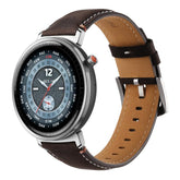 xDfind Flat Crazy Horse Leather Pin Buckle Watch Band