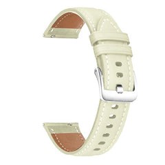 xDfind Flat Head Black Shark Fine Grain Leather Watch Band