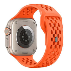 xDfind Mesh Reverse Buckle Silicone Watch Band