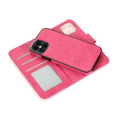 KLT888-2 Retro 2 in 1 Detachable Magnetic Horizontal Flip TPU + PU Leather Case with Holder & Card Slots & Photo Frame & Wallet, For iPhone 12 Pro Max