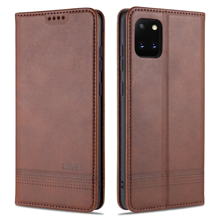 AZNS Magnetic Calf Texture Horizontal Flip Leather Case with Card Slots & Holder & Wallet, For Samsung Galaxy A51, For Samsung Galaxy A71, For Samsung Galaxy Note 10 Lite AZNS Magnetic Calf Texture Horizontal Flip Leather Case with Card Slots & Holder & Wallet, For Samsung Galaxy A51, For Samsung Galaxy A71, For Samsung Galaxy Note 10 Lite