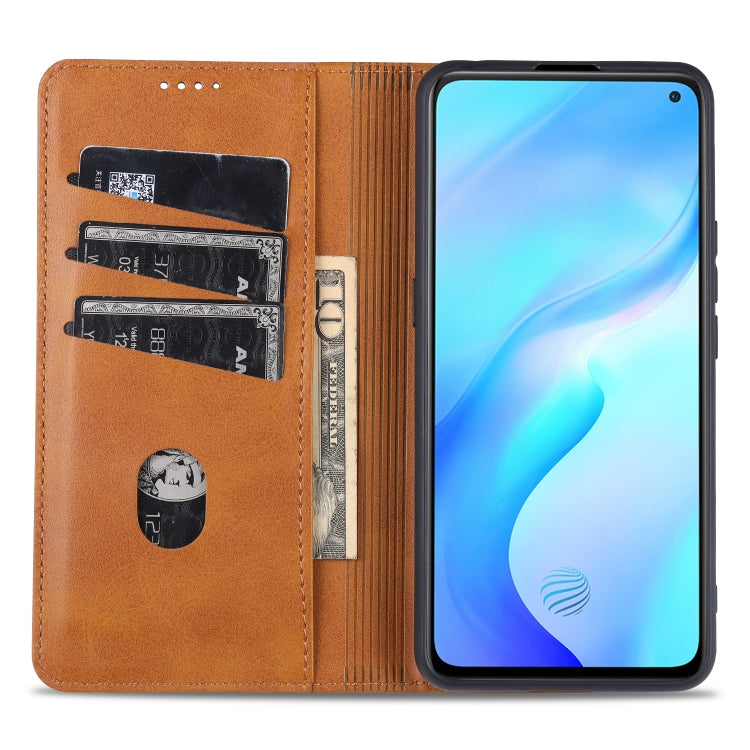 AZNS Magnetic Calf Texture Horizontal Flip Leather Case with Card Slots & Holder & Wallet, For vivo X30 / X30 Pro, For vivo X50 / X50 Pro, For vivo Y50, For vivo Z6 AZNS Magnetic Calf Texture Horizontal Flip Leather Case with Card Slots & Holder & Wallet, For vivo X30 / X30 Pro, For vivo X50 / X50 Pro, For vivo Y50, For vivo Z6