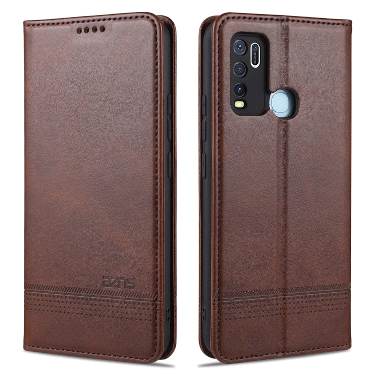AZNS Magnetic Calf Texture Horizontal Flip Leather Case with Card Slots & Holder & Wallet, For vivo X30 / X30 Pro, For vivo X50 / X50 Pro, For vivo Y50, For vivo Z6 AZNS Magnetic Calf Texture Horizontal Flip Leather Case with Card Slots & Holder & Wallet, For vivo X30 / X30 Pro, For vivo X50 / X50 Pro, For vivo Y50, For vivo Z6