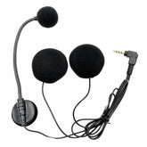 Motorcycle Half Helmet Intercom Headset Microphone