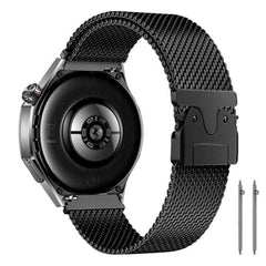 xDfind Milanese Parachute Buckle Stainless Steel Raised Fine Mesh Watch Band