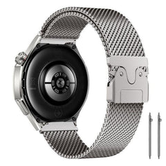 xDfind Milanese Parachute Buckle Stainless Steel Raised Fine Mesh Watch Band