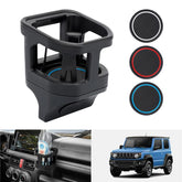 For Suzuki Jimny JB74 / JB64 2018- Car Air Outlet Water Cup Holder, with 3pcs Anti-slip Mats