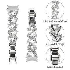20mm xDfind Small Twist Diamond Metal Watch Band