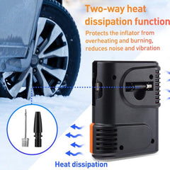 LD-1610 Car Portable Smart Electric mini Air Pump