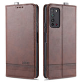 AZNS Magnetic Calf Texture Horizontal Flip Leather Case with Card Slots & Holder & Wallet, For Huawei Honor X10, For OPPO A9 (2020), For OPPO A31 / A8, For Samsung Galaxy S20