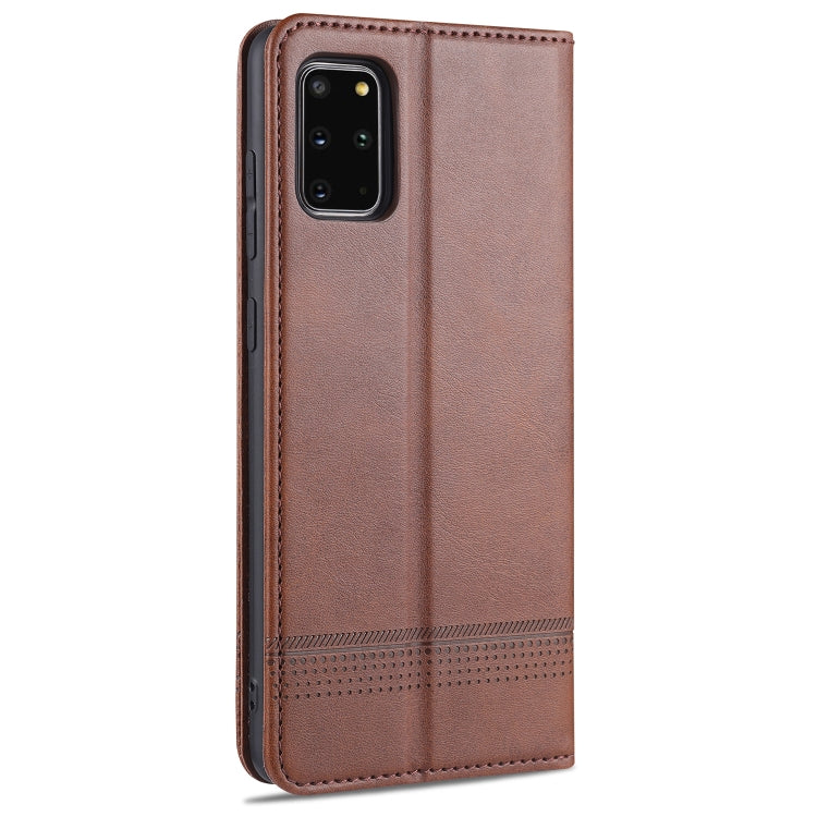 AZNS Magnetic Calf Texture Horizontal Flip Leather Case with Card Slots & Holder & Wallet, For Samsung Galaxy S20+ AZNS Magnetic Calf Texture Horizontal Flip Leather Case with Card Slots & Holder & Wallet, For Samsung Galaxy S20+