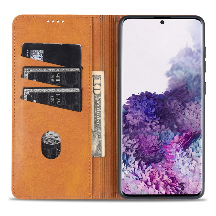 AZNS Magnetic Calf Texture Horizontal Flip Leather Case with Card Slots & Holder & Wallet, For Samsung Galaxy S20+ AZNS Magnetic Calf Texture Horizontal Flip Leather Case with Card Slots & Holder & Wallet, For Samsung Galaxy S20+